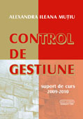 CONTROL DE GESTIUNE – SUPORT DE CURS
