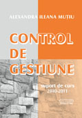 CONTROL DE GESTIUNE - SUPORT DE CURS. Editia a 3-a